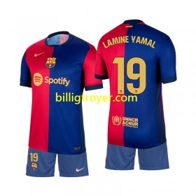 Billige Fotballdrakter FC Barcelona Lamine Yamal 19 Barn Hjemmedraktsett 2024/25 Kortermet